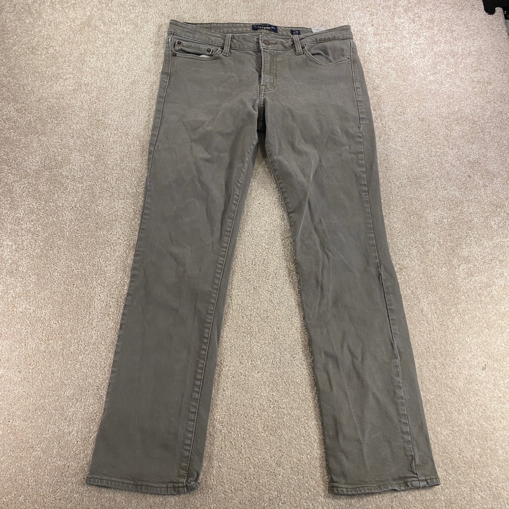Lucky Brand Sweet Straight Jeans Womens 10/30 Sage‎ Green Stretch